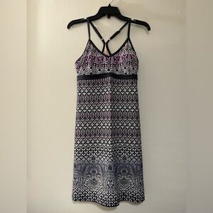 Athleta Shorebreak Dress Purple Patterned